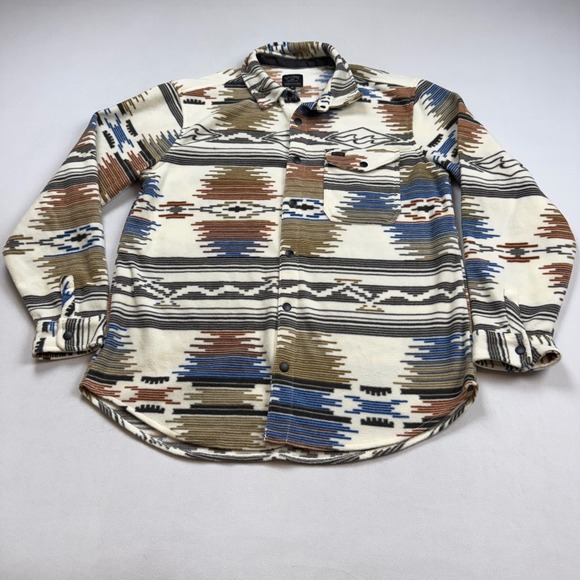 Billabong Other - Billabong Adventure Division Mens XL Fleece Shirt Jacket Tribal Southwest Cream